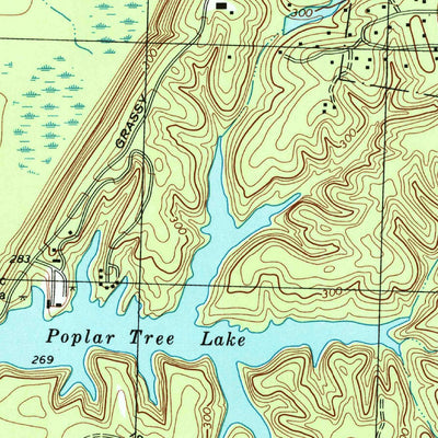 United States Geological Survey Locke, TN-AR (1997, 24000-Scale) digital map