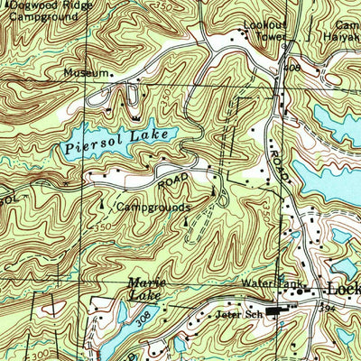 United States Geological Survey Locke, TN-AR (1997, 24000-Scale) digital map