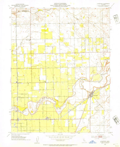 United States Geological Survey Lockeford, CA (1953, 24000-Scale) digital map