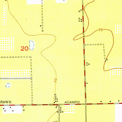 United States Geological Survey Lockeford, CA (1953, 24000-Scale) digital map