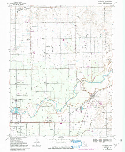 United States Geological Survey Lockeford, CA (1968, 24000-Scale) digital map