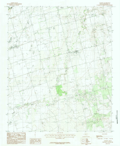 United States Geological Survey Lockett, TX (1983, 24000-Scale) digital map