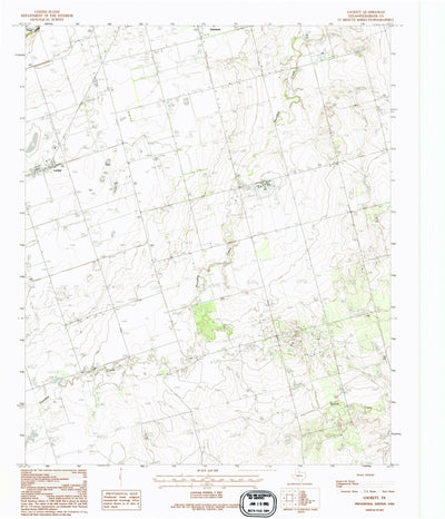 United States Geological Survey Lockett, TX (1990, 24000-Scale) digital map
