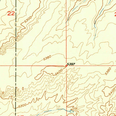 United States Geological Survey Lockett, WY (1950, 24000-Scale) digital map