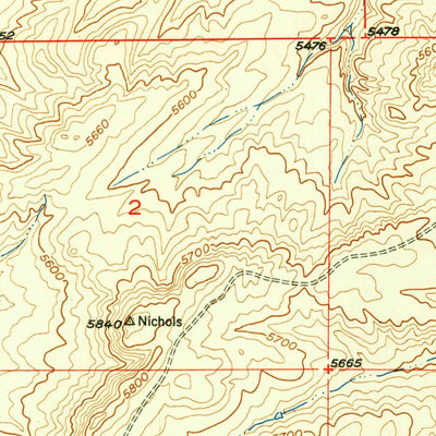 United States Geological Survey Lockett, WY (1950, 24000-Scale) digital map