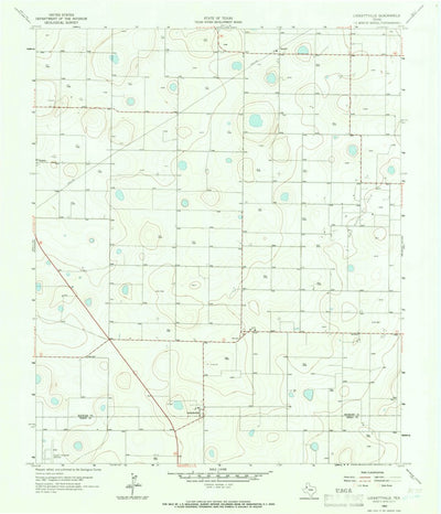 United States Geological Survey Lockettville, TX (1965, 24000-Scale) digital map