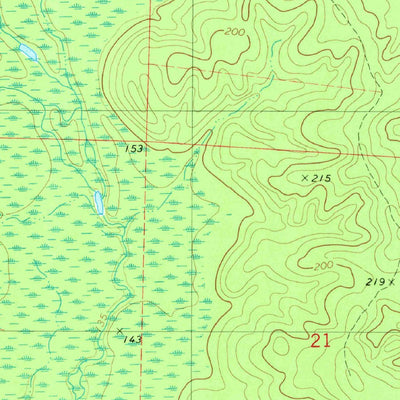 United States Geological Survey Lockhart, LA-AR (1981, 24000-Scale) digital map