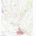 United States Geological Survey Lockhart North, TX (1963, 24000-Scale) digital map