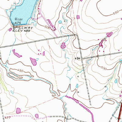 United States Geological Survey Lockhart North, TX (1963, 24000-Scale) digital map