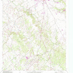 United States Geological Survey Lockhart South, TX (1964, 24000-Scale) digital map