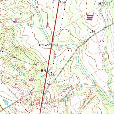 United States Geological Survey Lockhart South, TX (1964, 24000-Scale) digital map