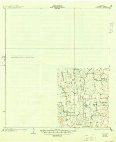 United States Geological Survey Lockhart, TX (1930, 62500-Scale) digital map