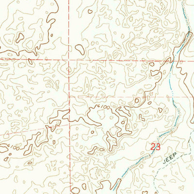 United States Geological Survey Lockney, NM (1966, 24000-Scale) digital map