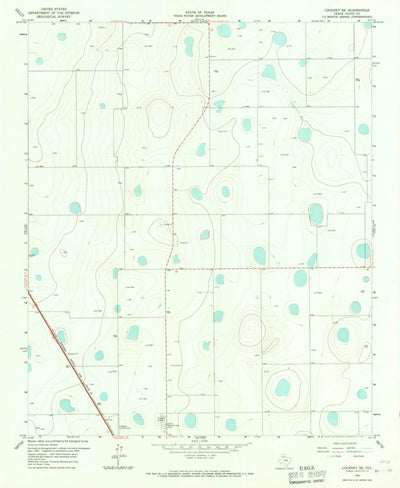 United States Geological Survey Lockney SE, TX (1965, 24000-Scale) digital map