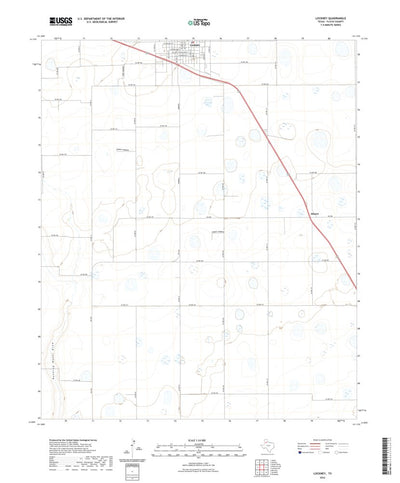 United States Geological Survey Lockney, TX (2022, 24000-Scale) digital map