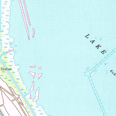 United States Geological Survey Lockport, LA (1963, 24000-Scale) digital map