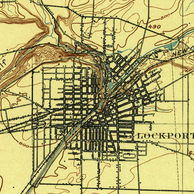 United States Geological Survey Lockport, NY (1897, 62500-Scale) digital map