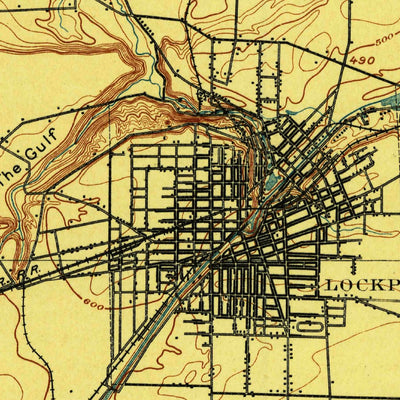 United States Geological Survey Lockport, NY (1905, 62500-Scale) digital map