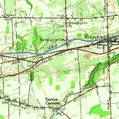 United States Geological Survey Lockport, NY (1948, 62500-Scale) digital map