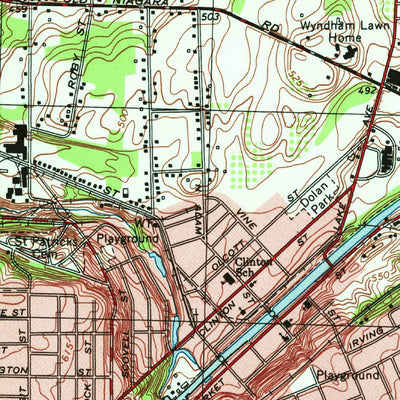 United States Geological Survey Lockport, NY (1980, 25000-Scale) digital map