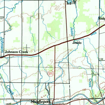 United States Geological Survey Lockport, NY (1984, 100000-Scale) digital map