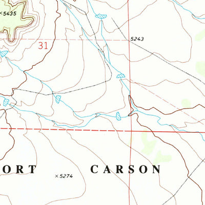 United States Geological Survey Lockwood Arroyo, CO (1993, 24000-Scale) digital map
