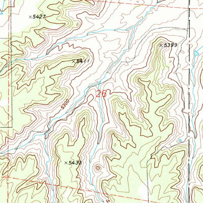 United States Geological Survey Lockwood Arroyo, CO (1993, 24000-Scale) digital map