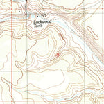 United States Geological Survey Lockwood Canyon, AZ (1989, 24000-Scale) digital map