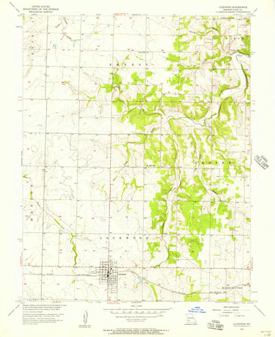 United States Geological Survey Lockwood, MO (1956, 24000-Scale) digital map