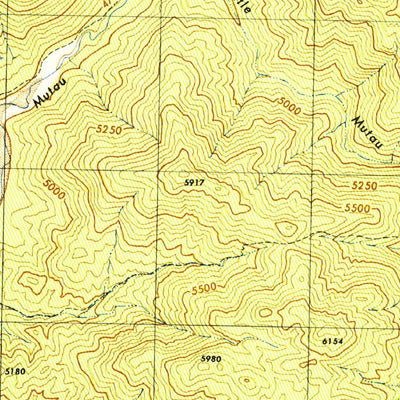 United States Geological Survey Lockwood Valley, CA (1944, 31680-Scale) digital map