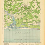 United States Geological Survey Lockwoods Folly, NC (1944, 31680-Scale) digital map