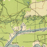 United States Geological Survey Lockwoods Folly, NC (1944, 31680-Scale) digital map