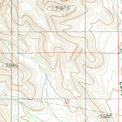 United States Geological Survey Loco Canyon, NM (1989, 24000-Scale) digital map