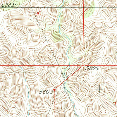 United States Geological Survey Loco Canyon, NM (1989, 24000-Scale) digital map