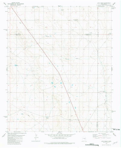 United States Geological Survey Loco Draw, NM (1981, 24000-Scale) digital map