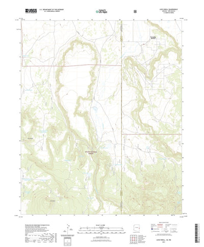 United States Geological Survey Loco Knoll, AZ (2021, 24000-Scale) digital map