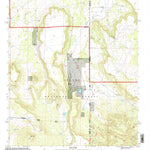 United States Geological Survey Loco Knoll, AZ-NM (1997, 24000-Scale) digital map