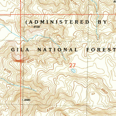 United States Geological Survey Loco Knoll, AZ-NM (2005, 24000-Scale) digital map