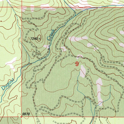 United States Geological Survey Loco Mountain, MT (1995, 24000-Scale) digital map