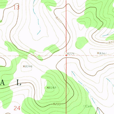 United States Geological Survey Loco Mountain, NM (1963, 24000-Scale) digital map