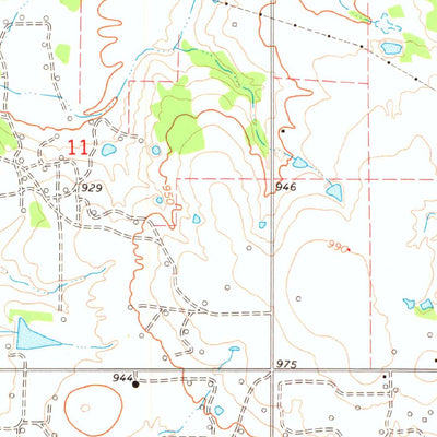 United States Geological Survey Loco, OK (1974, 24000-Scale) digital map