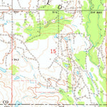 United States Geological Survey Loco, OK (1974, 24000-Scale) digital map