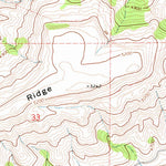 United States Geological Survey Loco Ridge, MT (1970, 24000-Scale) digital map