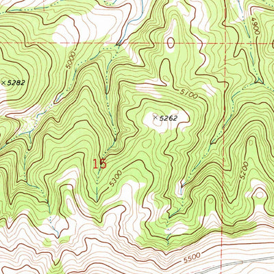 United States Geological Survey Loco Ridge, MT (1970, 24000-Scale) digital map