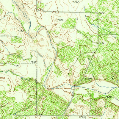 United States Geological Survey Loco, TX-OK (1960, 62500-Scale) digital map