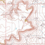 United States Geological Survey Locomotive Butte, MT (1985, 24000-Scale) digital map