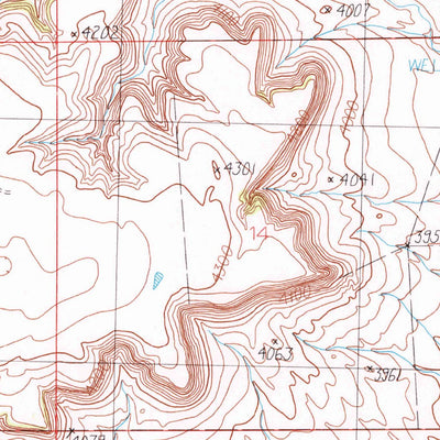 United States Geological Survey Locomotive Butte, MT (1985, 24000-Scale) digital map