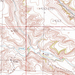 United States Geological Survey Locomotive Butte, MT (1985, 24000-Scale) digital map