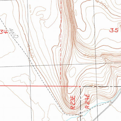 United States Geological Survey Locust Butte, OR (1984, 24000-Scale) digital map