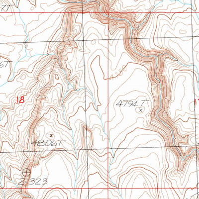 United States Geological Survey Locust Butte, OR (1984, 24000-Scale) digital map
